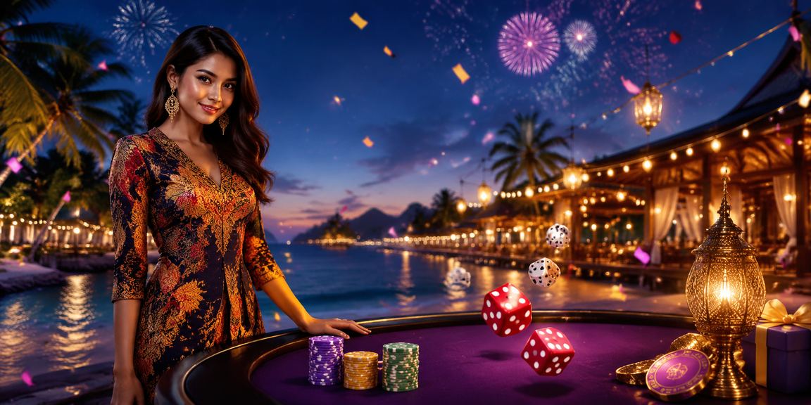 Permainan slot dengan grafik tradisional batik Langkawi